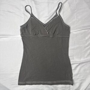 Mossimo Grey Babydoll Cami Top